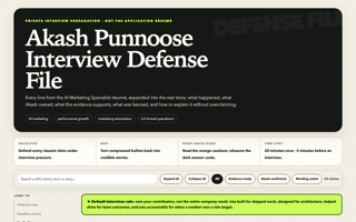 akash-interview-defense screenshot